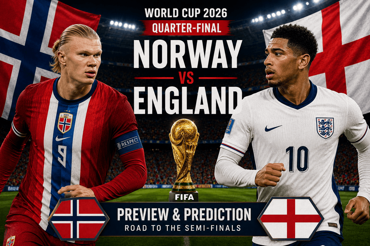 Norway vs England World Cup QF: 12 AM Egypt Time